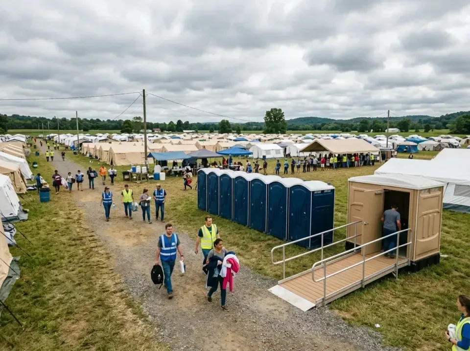 disaster-relief-camp-restrooms-010 — frequently asked questions, Dumpster & Portable Bathrooms Rental in Kalona, IA